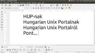 LibreOffice: mintaillesztés az automatikus cserében