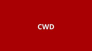 what is the meaning of CWD