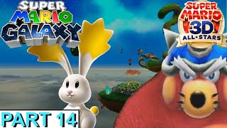 Super Mario galaxy | 100% playthrough [switch] part 14 | the star bunny's home