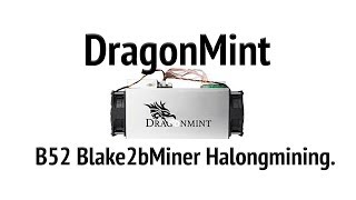 DragonMint B52 Blake2b Miner Just released Halongmining. Antminer A3 vs  DragonMint B52 Blake2b