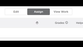 CLasskick. assign the work