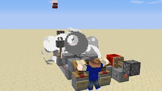 Redstone TNT Cannon with Configurable Distance and Power!