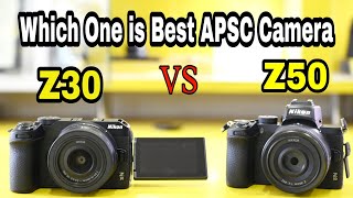 Nikon Z30 vs Nikon Z50 Full Comparison in Hindi.