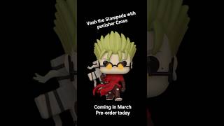 Funko Pop Vash The Stampede With Punisher Cross #funkopop #funko #vash #funkopopexclusive #preorder