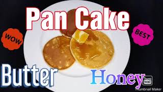 Pancake /Pancakes in telugu/PancakeRecipe/Pancake Butter Honey/How to make pancake