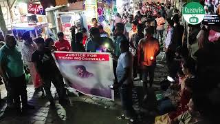 Candle march in Kasauli  to demand justice for Sidhu Moose Wala | Kussowlie TV