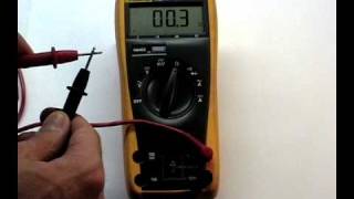 multimeter ohms and continuity