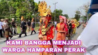 Pawai mtq ke 56 deli serdang peserta dari kecamatan hamparan perak