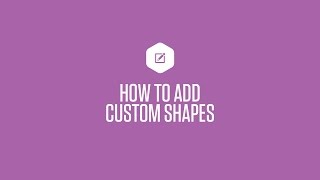 How to add custom icons to the custom shape tool in Photoshop