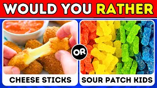 Would You Rather .... Fast Food vs Candy Edition 🍟🍬 | Pick One Kick One