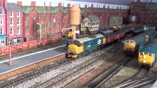 Model Railway, loft layout Brooklyn Road update & running session