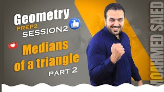 Medians of a triangle part 2 / Prep 2 geometry