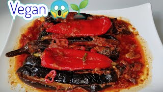 Leckerste Obergine Mal anders | بادنجان تند و تیز خوشمزه چاریکاری | Banjan 😋 | VEGAN 🌱