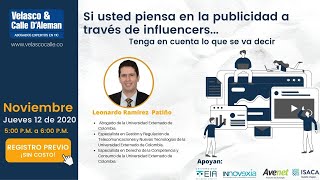 Si usted piensa en la publicidad a través de Influencers… tenga en cuenta lo que se va a decir