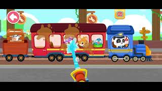 Babybus kiki and meow meow ki train | kiki and miu miu