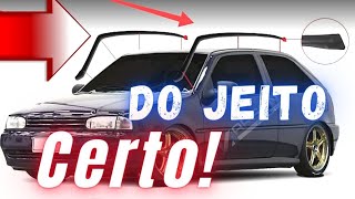 Como colar borracha do teto (Pingadeira) Gol ~ Modo + Fácil e Correto!