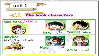 كونكت /أولى ابتدائي / الدرس الاول مع شخصيات الكتاب Connect Primary1 Unit1 lesson1