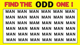 How Good Are You Eyes ? Can You Find The Odd One Out ? #odd