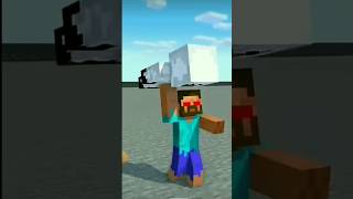 Herobrine got angry on entity 303 #minecraftshorts #viral