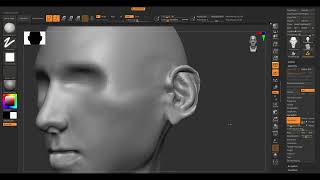 Daily Head sculpt practice in zbrush try somethinf new