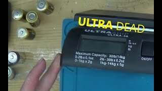 Ultra Ship Digital Postage scales repair. Amateur attempt at repairing reverse polarity damage.