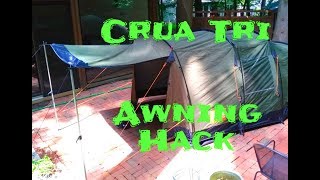 Crua Tri Tent Awning Hack - Please Subscribe