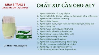 Chất Xơ Cần Cho Ai ?