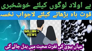 Treatment of sperm weaknes  quat ba ki kamzoory ka ilaj