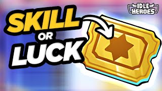 Idle Heroes - Is This SKILL or LUCK in Celebration Scratchcard?!?!