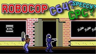 8-Bit Battle! Ep 02| Robocop | Who had the best version? | C64 | AMSTRAD CPC | ZX SPECTRUM