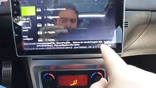 Peugeot 307 Multimídia Android Configurar Controles, CB, Canbus, Interface