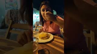 Comendo cuscuz com recheio de carne de sol porto seguro BA #shorts