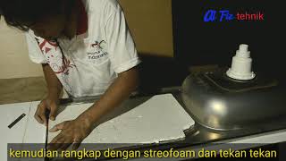 Tehnik  pasang kitchen zing agar tidak kosong pakai silikon