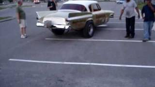 Suicide King! Altered Wheelbase Drag Car on the street!