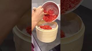 Vietnamese Red Sticky Rice (Xoi Gac) #fruit #shorts #shortsvideo #recipe