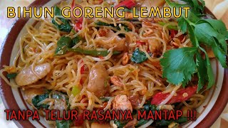 Resep bihun goreng kecap yang lembut  sederhana dan nikmat !?