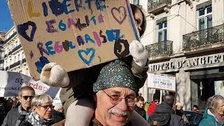 Forte mobilisation à Grenoble contre la loi Immigration, dimanche 21 janvier 2024