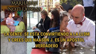 LA GENTE SE ESTA CONVIRTIENDO A LLDM Y   CREEN  QUE  A. NAASON J ES UNA APOSTOL VERDADERO.