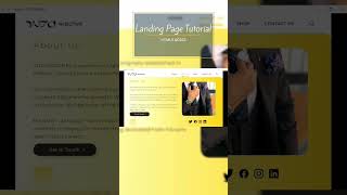 Beautiful ♥️ Landing Page🔥 Tutorial | HTML5 landing page design 🔥 #shorts #javascript