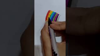 How to draw Rainbow Character 🌈 #drawing #simple #wow #rainbow