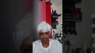 Platinum Blonde Wig Ft. Werdhair #amazonwig #werdhair #shorts #synthetic #affordable #trending