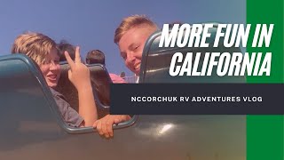 Airplane Barrel Roll, Six Flags Magic Mountain & Wake Surfing - NcCorchuk RV Adventures Travel Vlog