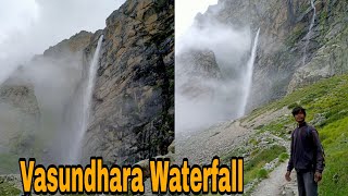 Vasudhara Falls || Best Waterfall In Uttrakhand ||  India First Village Mana || Sarasvati River ||