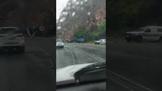 Footage of R37 truck crash