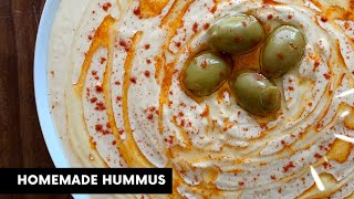 How to Make Hummus That's Better Than Store-Bought - Easy Homemade Hummus Recipe