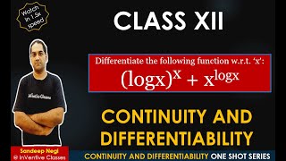 ONE SHOT DIFFERENTIATION CBSE CLASS 12 EXAMINATION IMPORTANT QUESTIONS Previous year questions PYQs