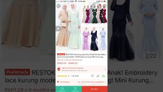 SUGGESTIONS BAJU RAYA SHOPEE BAWAH RM100