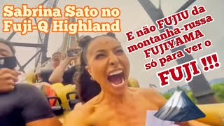 Vamos na montanha-russa?🎢 Sabrina enfrento o Fujiyama do parque Fuji-Q Highland para ver o FUJI!!!🗻