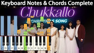 Chukkallo Keyboard Notes | Telugu Christmas Songs | Christopher, Sharon | Pandu Prem Kumar