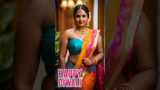 Indian Girl in Stunning Traditional Outfit | Diwali Celebration | AI Model Look Book #happydiwali